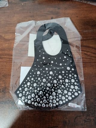 OFERTÓN! Pack de 5 mascarillas negras con strass!