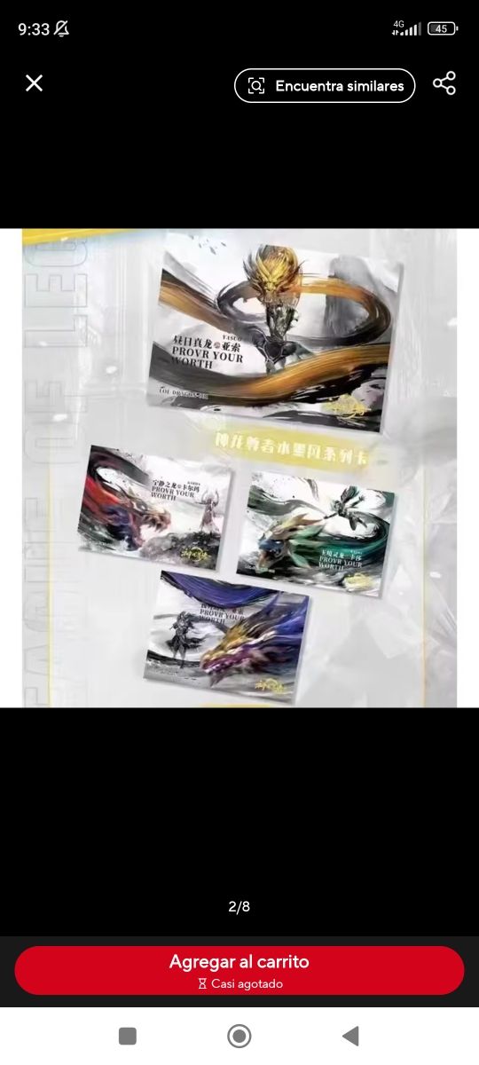 Se vende caja de cartas League of Legends.