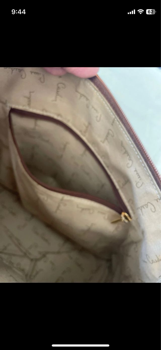 Bolso Pierre Cardin marrón