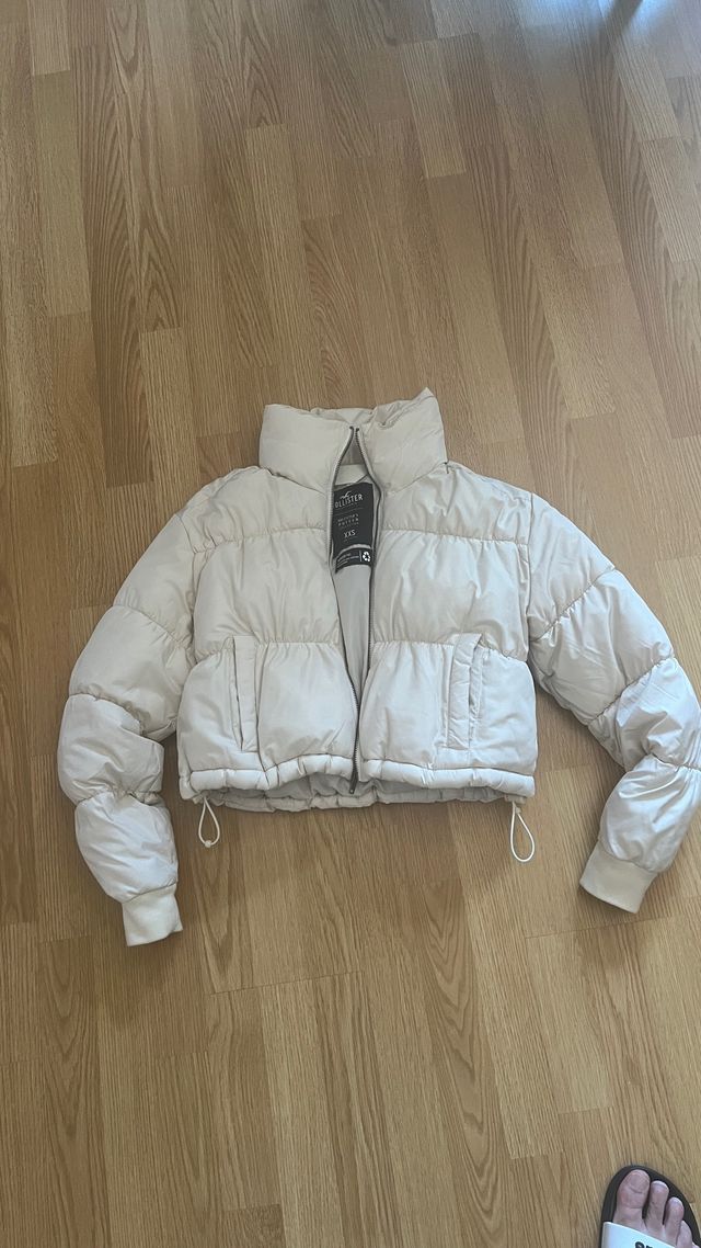 Chaqueta Hollister blanco XXS