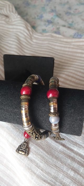 Pulsera étnica multicolor