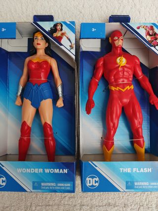Muñecos DC Wonder Woman & Flash