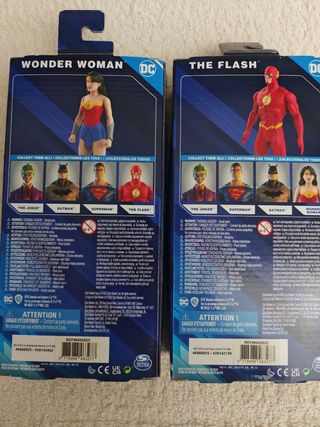 Muñecos DC Wonder Woman & Flash