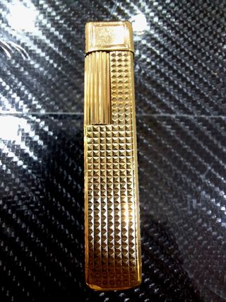 Encendedor Flamagas chapado oro 18k vintage