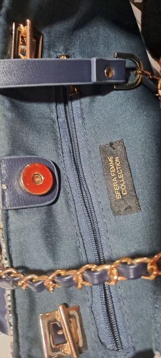 Bolso Sfera-azul y gris