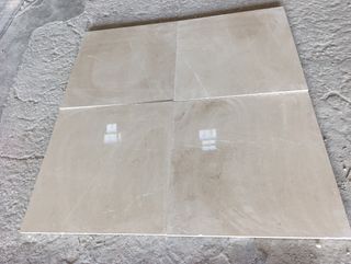 Losas de crema kari 60x60x2 - 96m2 -