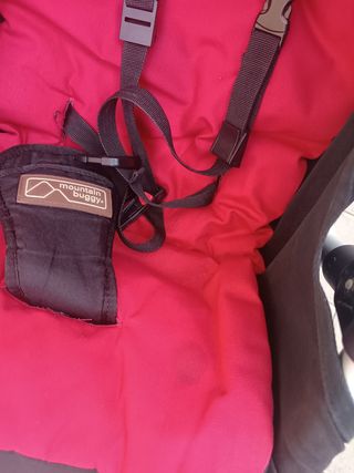 Mountain Buggy Duo gemelar rojo