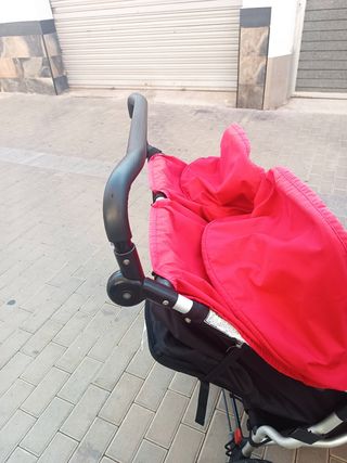 Mountain Buggy Duo gemelar rojo