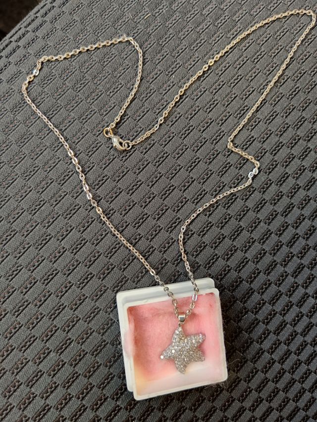 Collana stella argento