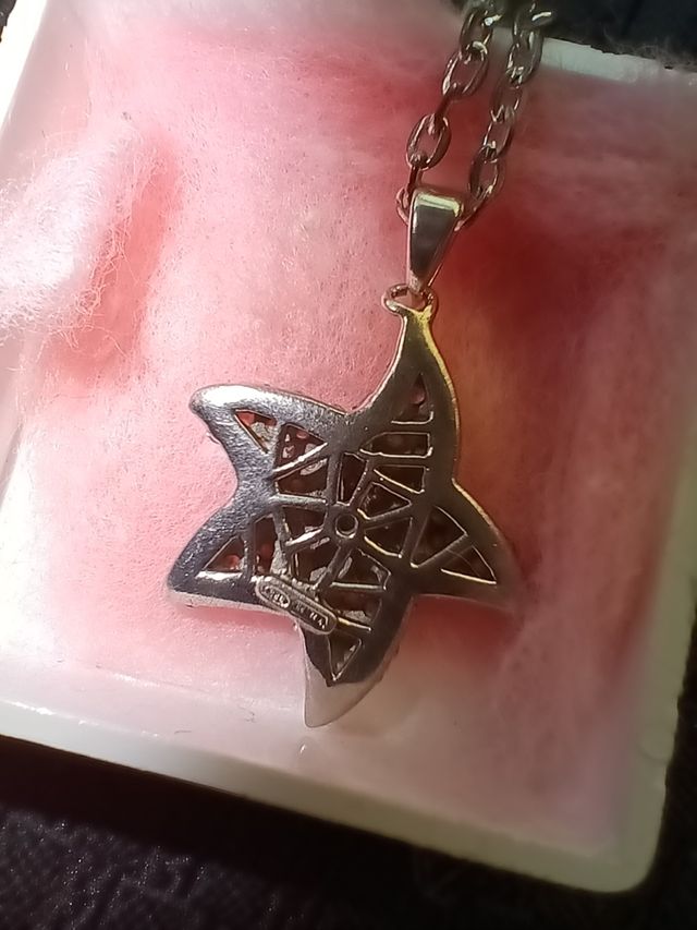 Collana stella argento