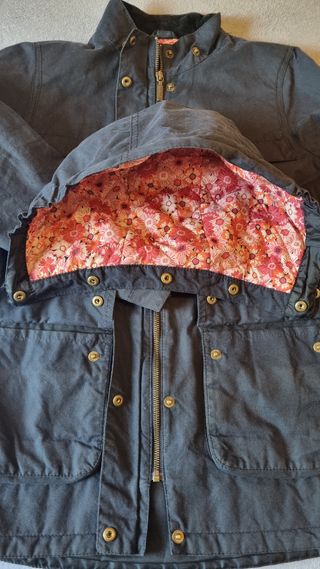 Barbour Parka niña Azul Marino 