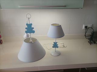 Conjunto de lamparas infantiles 