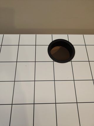 Escritorio Ikea Micke blanco-negro cuadros