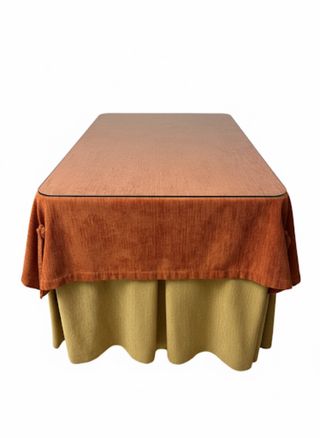 Mesa camilla rectangular con cristal