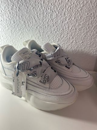 Zapatos plataforma blancos - Nuevos