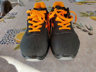 Zapatillas seguridad - negras/naranjas