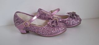 Zapatos niña glitter purpura talla 31