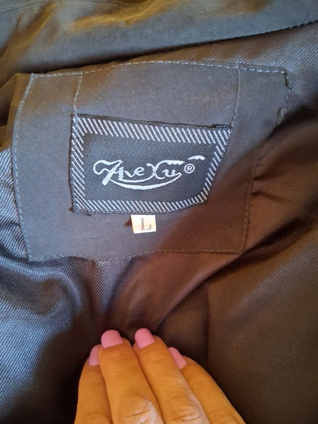 Chaqueta gris L - Pluma