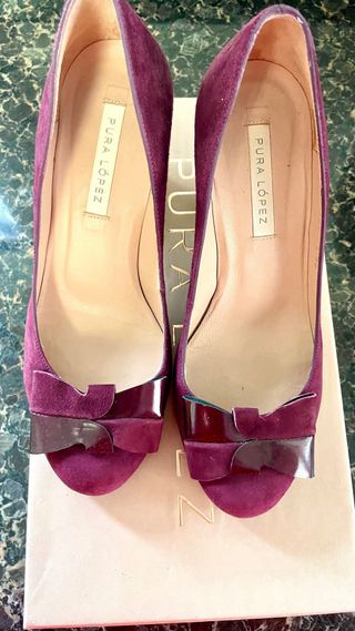 Zapatos Pura López tacón 36
