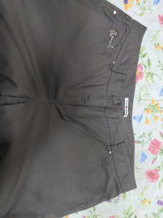 Pantalones Punto Roma Gris