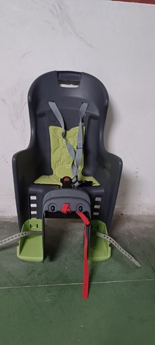 Silla bici niños para anclaje a portamantas.