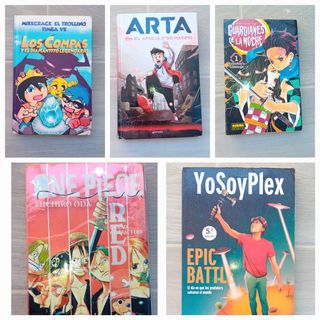 Libros de Youtubers y Mangas - perfecto estado
