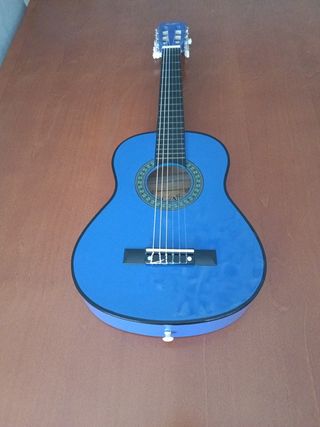 Guitarra Clásica Azul para Niños