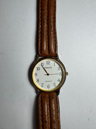 Reloj Radiant cuarzo marrón