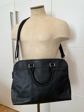 Bolso bandolera Fossil - Piel negra