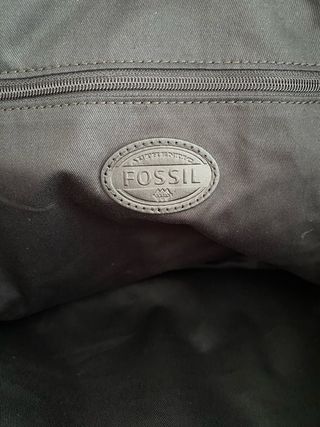 Bolso bandolera Fossil - Piel negra