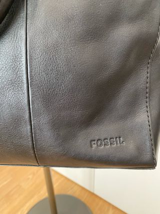 Bolso bandolera Fossil - Piel negra