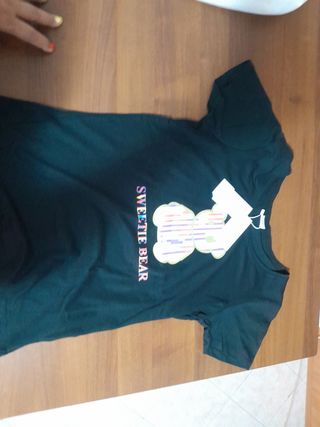 T-shirt verde orsetto