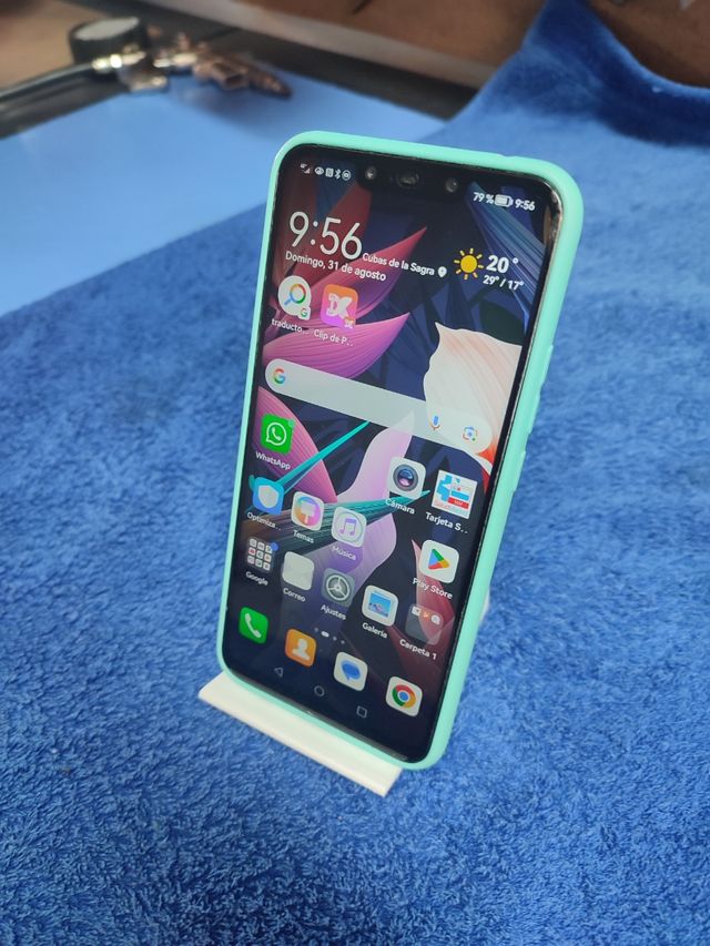 Soporte móvil artesanal, ideal para regalo .