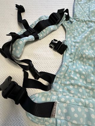 Fidella portabebés - Mint con lunares