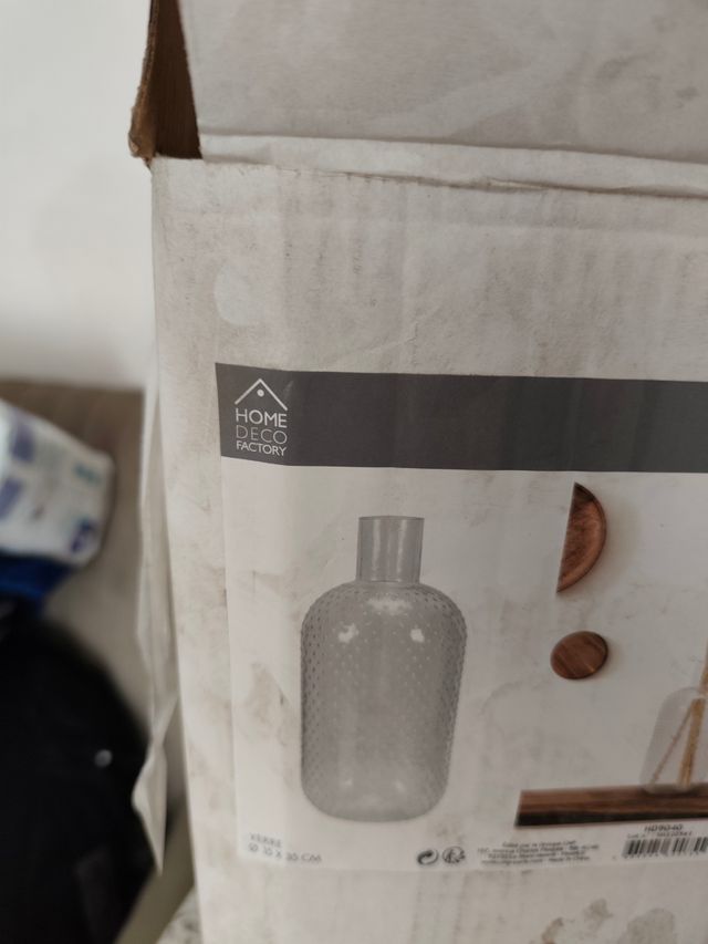 Jarrón cristal HOME transparente