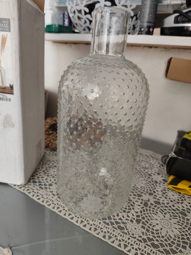 Jarrón cristal HOME transparente