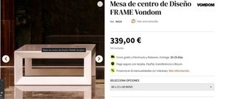 VONDOM Set muebles. Set completo. PVP x pieza cons