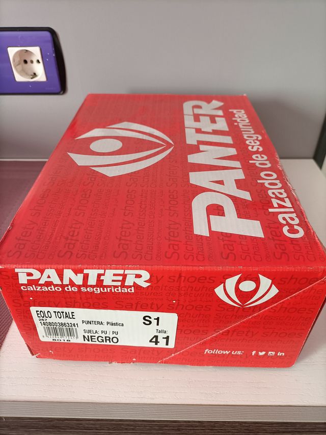 Zapatos seguridad PANTER - negros