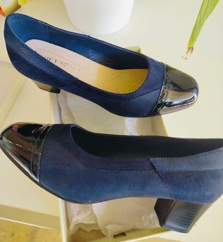 Scarpe Soft Space blu donna