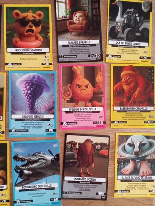Cartas Brainrot italianas - Lote