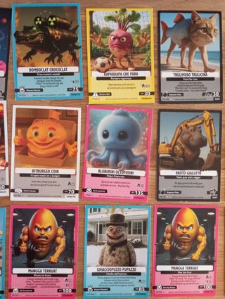 Cartas Brainrot italianas - Lote
