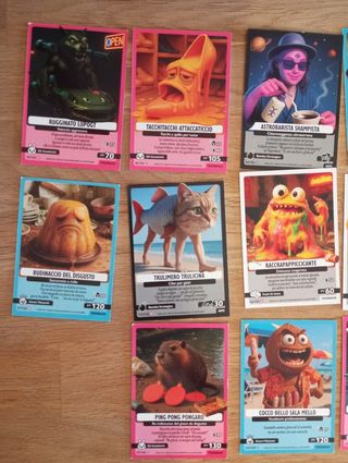 Cartas Brainrot italianas - Lote