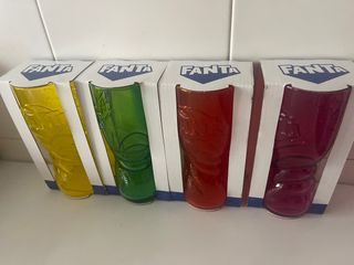 4 Vasos Fanta Colores