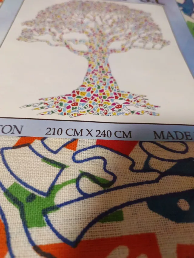 ÚLTIMA ‼️COLCHA ARBOL DE LA VIDA ARTESANAL 1 STOCK