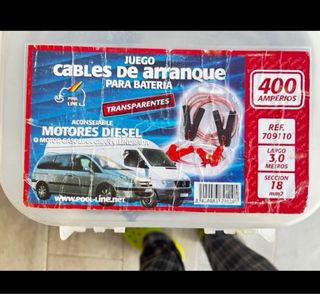 Pinzas arranque coche moto - 2uds
