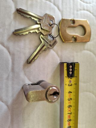 Bombín cerradura + 3 llaves

