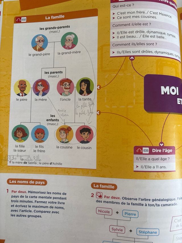 parcours pour le collège 1 A1