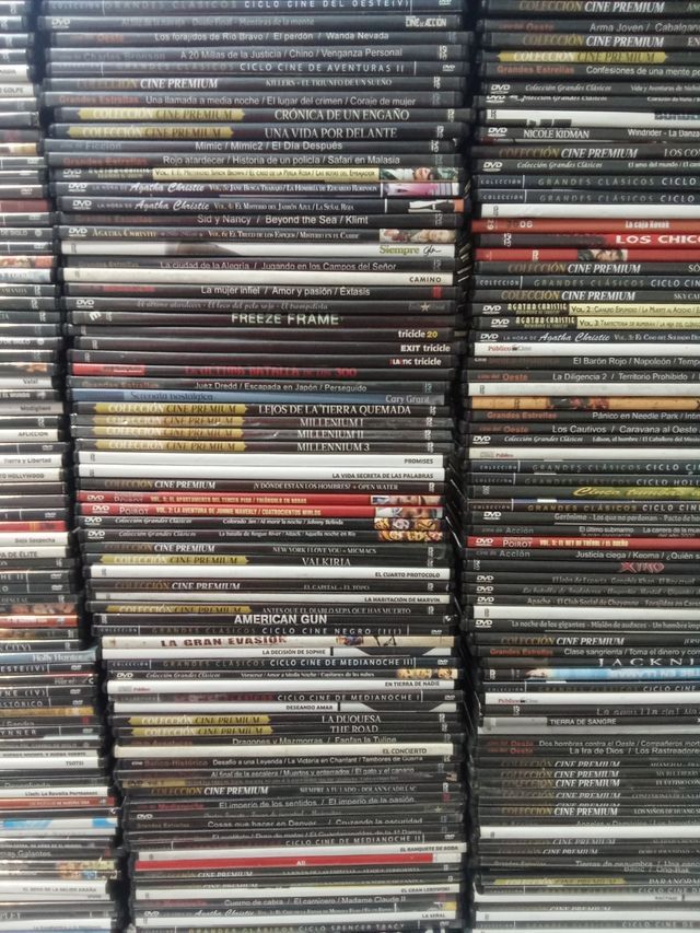 Gran lote de 5000 Peliculas DVD Slim antes 2500