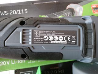 Lux A-WS-20/115 - Smerigliatrice 20V