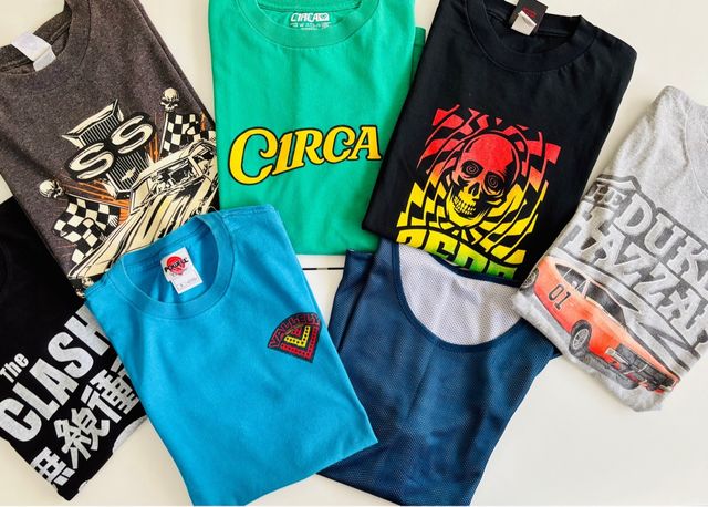6 Camisetas Skate Talle S - Circa, Clash,powell